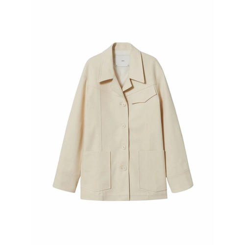 Mango mng cream denim chore - cream,