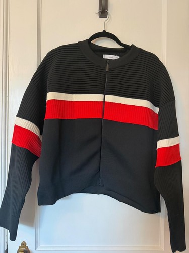 Mango black ribbed stripe - mango,